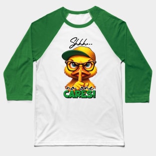 Grumpy Duck Sarcastic Sublimation Baseball T-Shirt